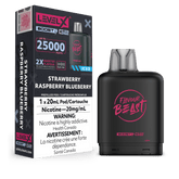 Level X Flavour Beast Boost Pod - Strawberry Raspberry Blueberry Ice available on Canada online vape shop